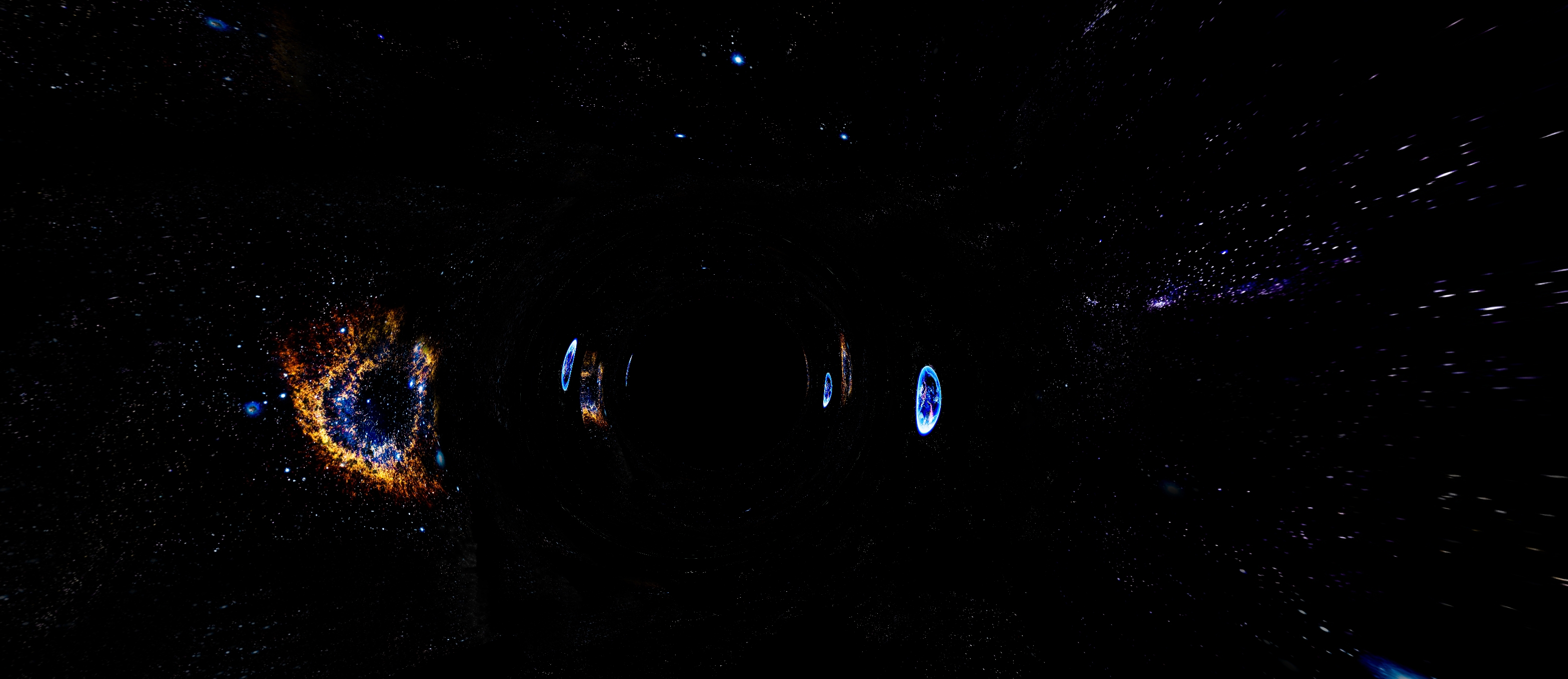 Black hole rendering